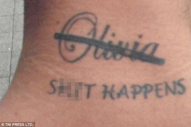 New words slut tattoo